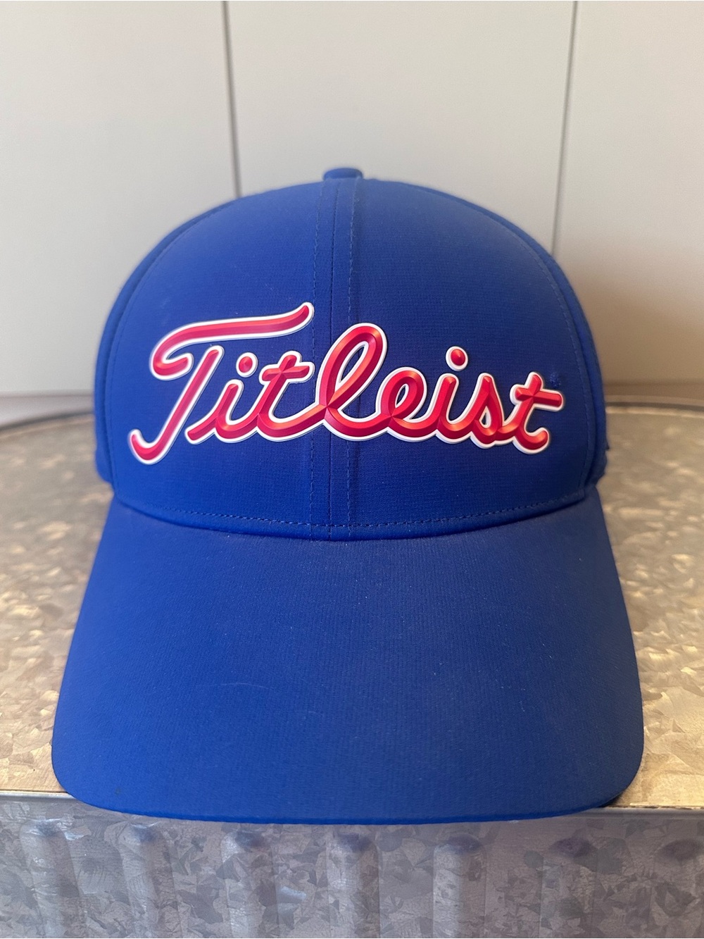 Titleist men’s Royal Blue Cap with Red Script Logo